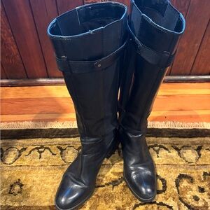 Franco Sarto Black Heeled Boots